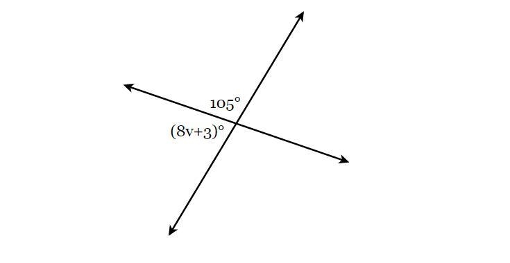 Solve for the value of v.-example-1