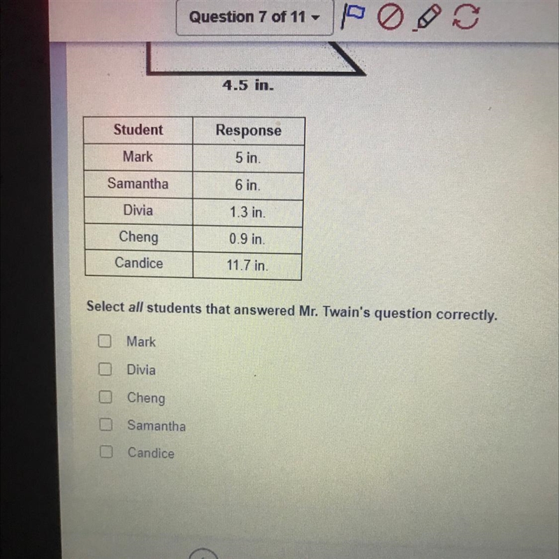 Mr.twain asked the students in his class to sea the figure below using a scaled factor-example-1