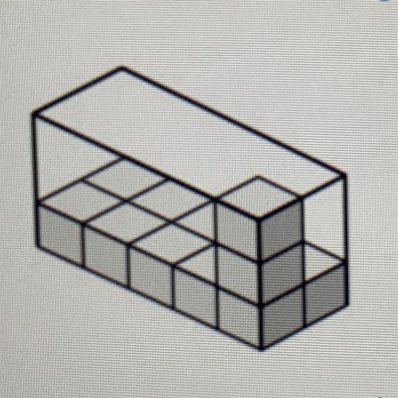 Find the volume of the figure shown below. A)15 units^3 B)30 units^3 C)9 units^3 D-example-1