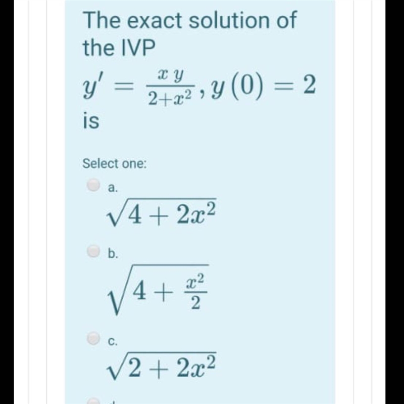 D.sqrt(2+x^/2) Solve this question please-example-1