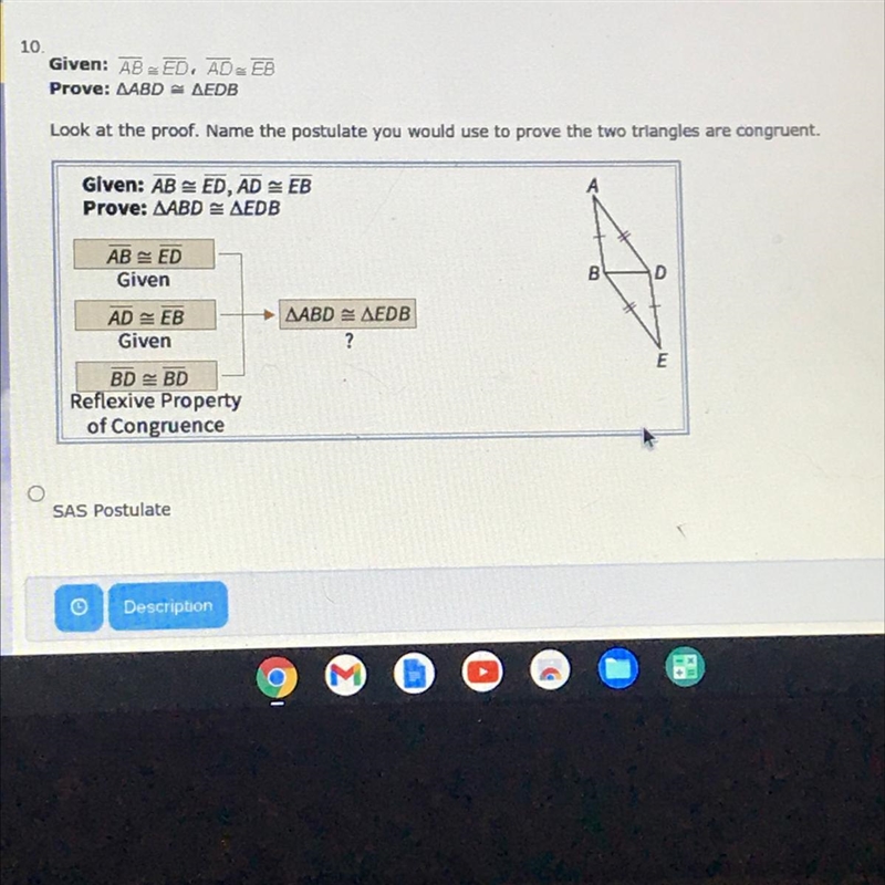 Answer Choices: A. SAS B. SSS C. AAA-example-1