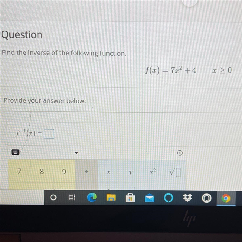 Find the inverse of x-example-1