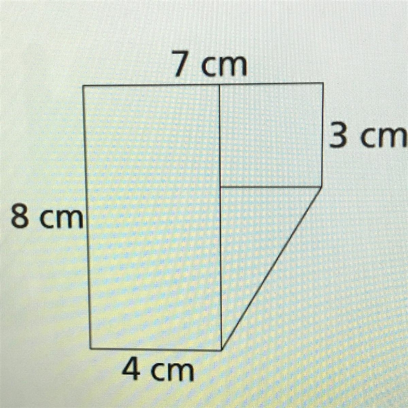 What is the area of the figure below? A 22 cm B 24 cm2 C 48.5 cm2 D 56 cm-example-1