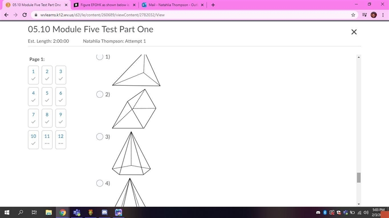 Help meh Which figure is represented by the net shown below?-example-2