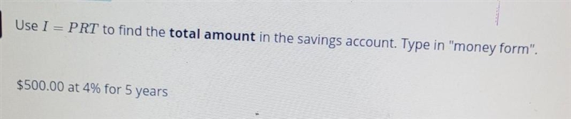 $500.00 at 4% for 5 years 50 points if you anwser asap​-example-1