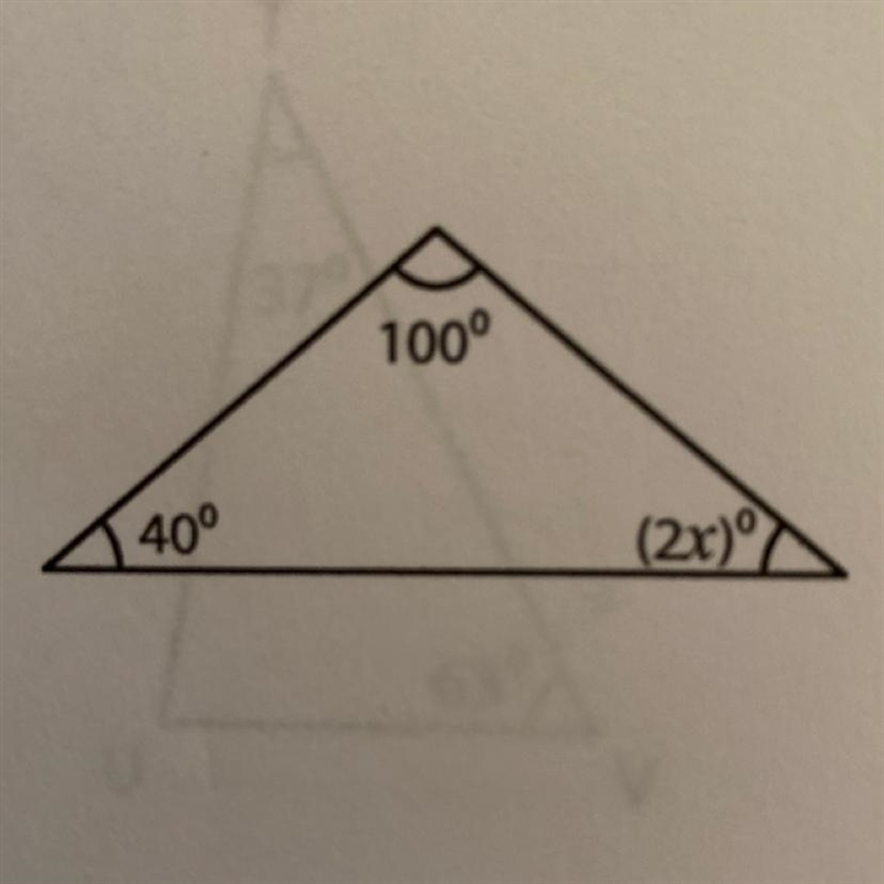 Find the value of x easy math question #1 please help-example-1