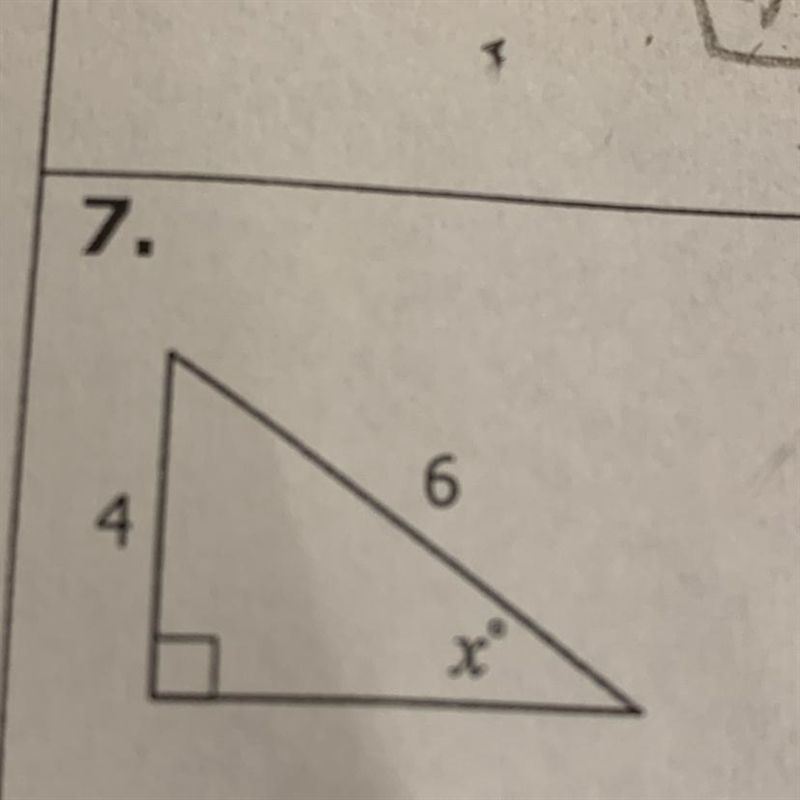 Solve for x. round to the nearest tenth-example-1