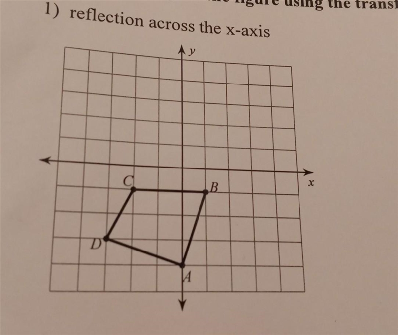 Graph the image of the figure using the transformation given..​-example-1