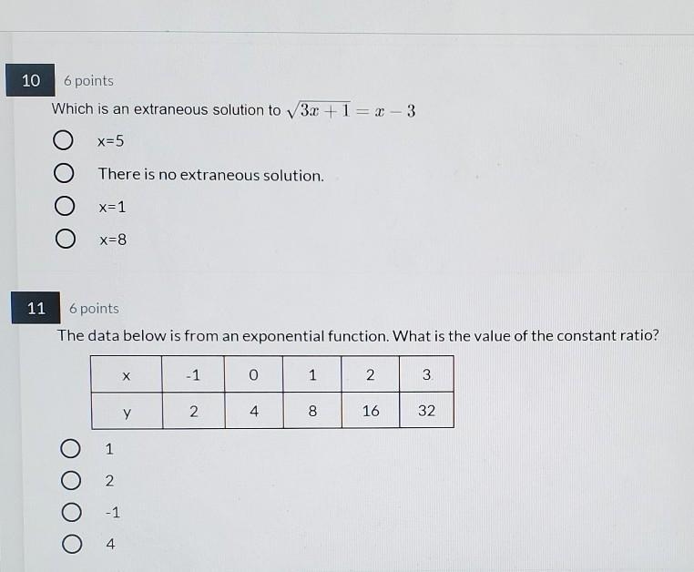 Two algebra questions​-example-1