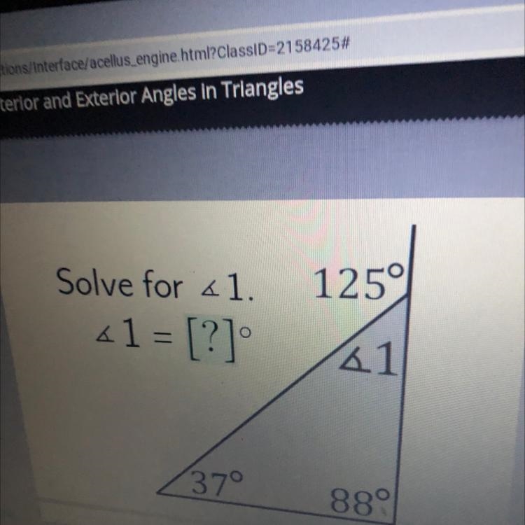 Solve for 41. 1259 61 = [?] 61 37° 889-example-1