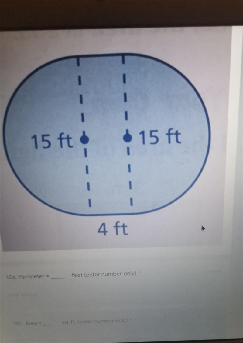 What the perimeter and area of this shape?​-example-1