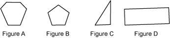 Which polygon appears to be regular? Figure A Figure B Figure C Figure D-example-1