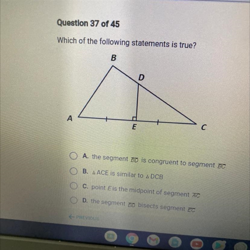 Which of the following statements is true-example-1