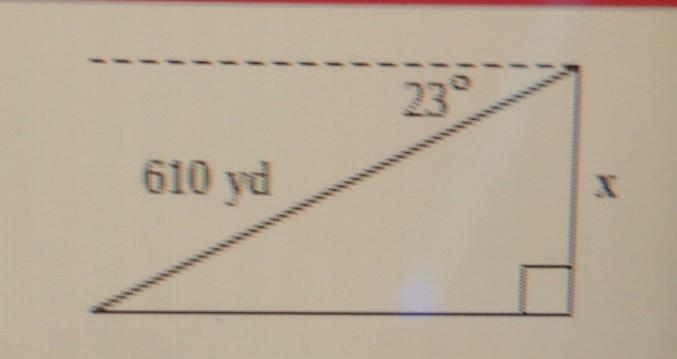 Please Help! find the value of x round to the nearest tenth as needed​-example-1