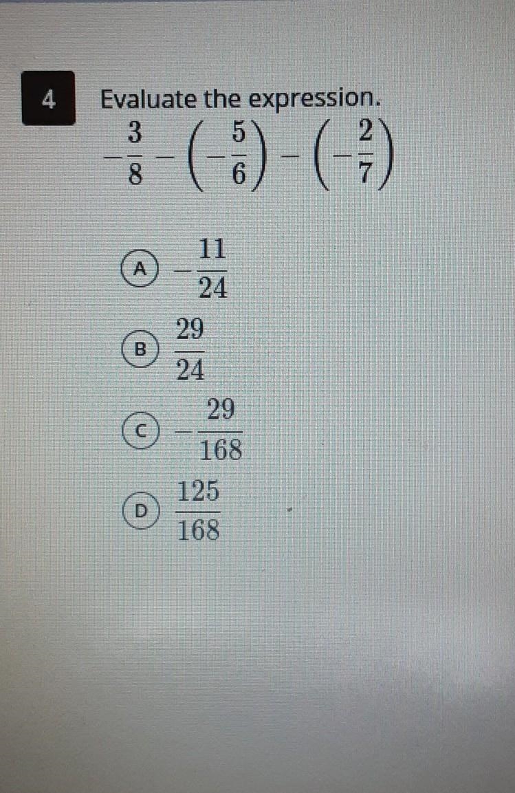 Evaluate the expression.​-example-1