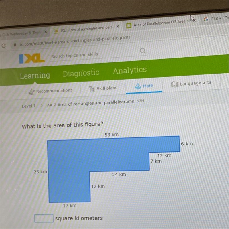 NEED HELP IN SOLVING THIS AREA PROBLEM !!!!!-example-1