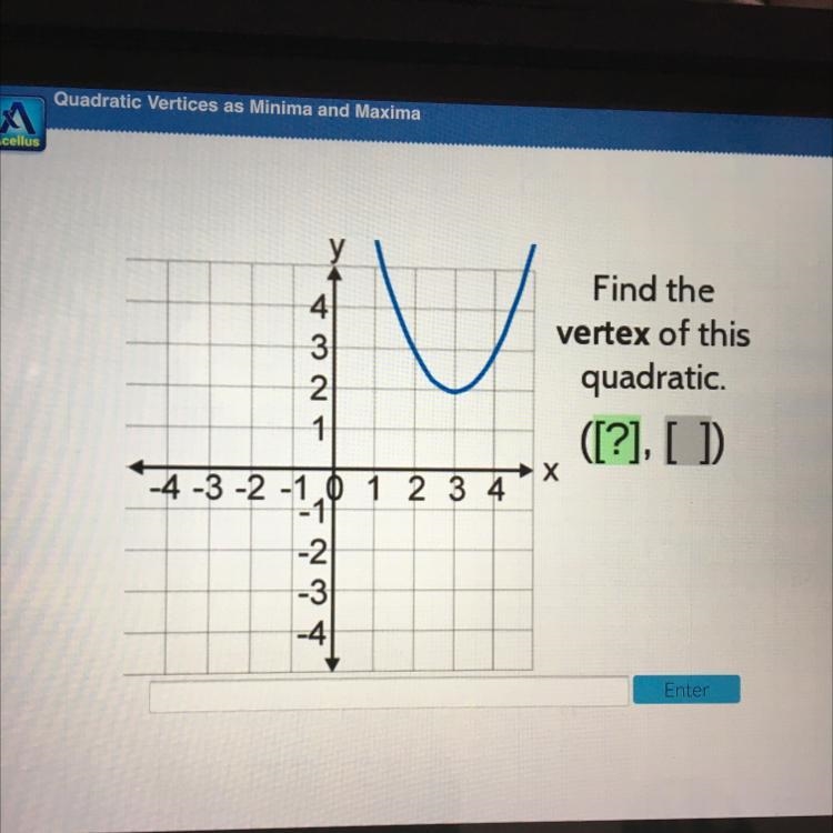 Find the vertex of this quadratic!-example-1