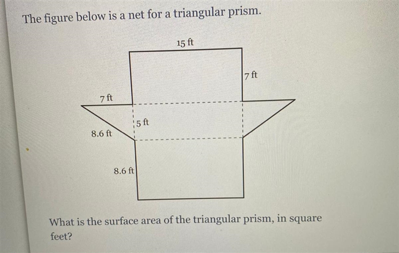 The figure below is a net for a triangular prism (Help)-example-1