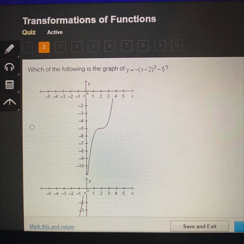 Which of the following is the graph of-example-1