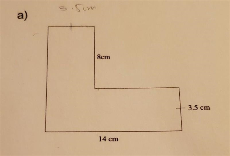 Calculate the area of the following figure.​-example-1