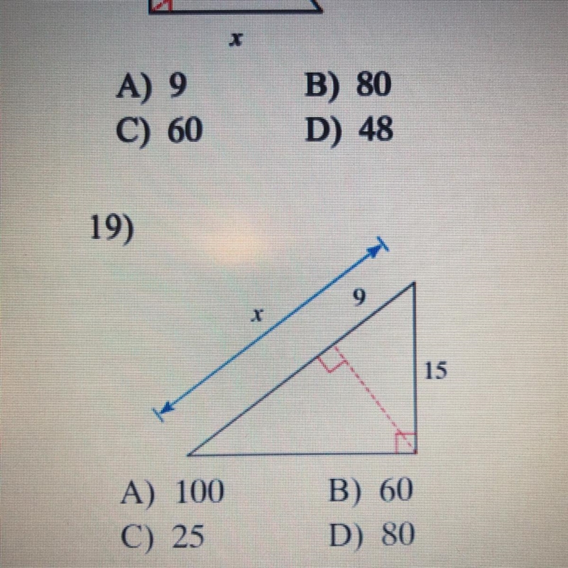 Find the missing length indicated. Leave your answer in simplest radical form. Please-example-1