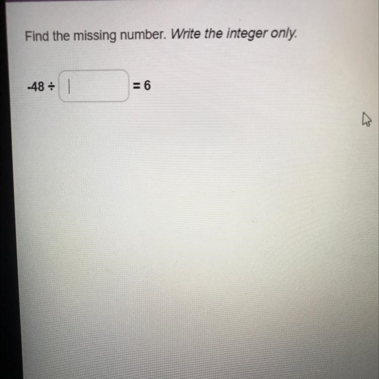 -48 divided by what equals 6-example-1