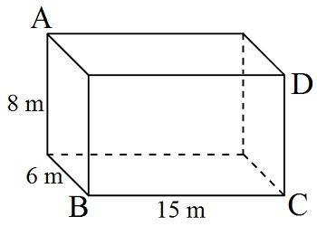 Find the shortest distance from A to C in the diagram below.-example-1