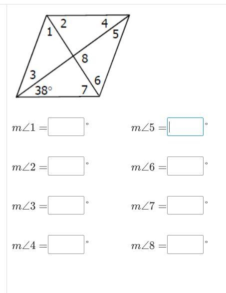 Solve for all missing measures-example-1