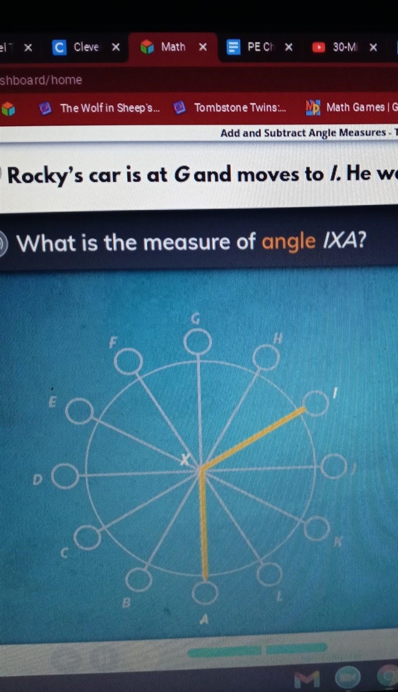 What is the measure of angle IXA?​-example-1