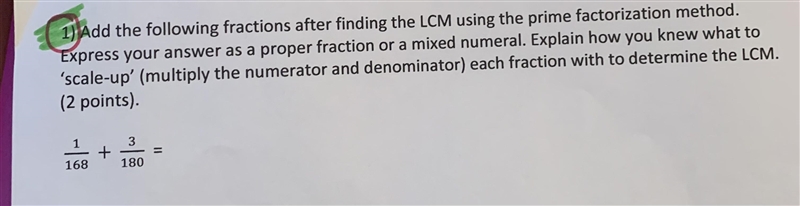 Add the following fractions. See the image below-example-1