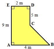 Please help. Find the area of the following shape-example-1