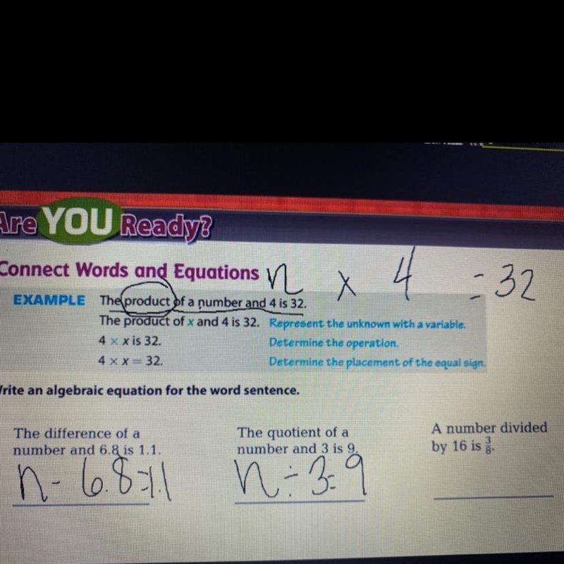 A number divided by 16 is 3/8-example-1