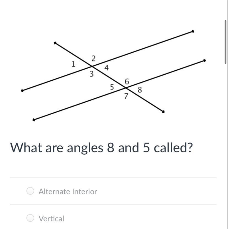 I need help pls! this test is about angles, and i am having trouble with it.-example-1