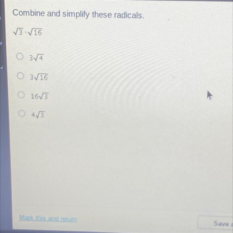 Distribute and simplify these radicals. I need help!-example-1