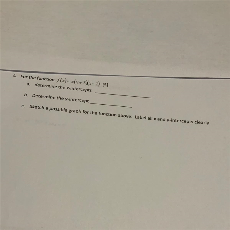 Help please. Forthefunction f(x)=x(x+3)(x−1)-example-1