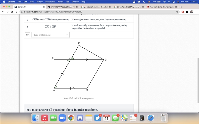 Please help. I need to prove ABCD is a parallelogram-example-1