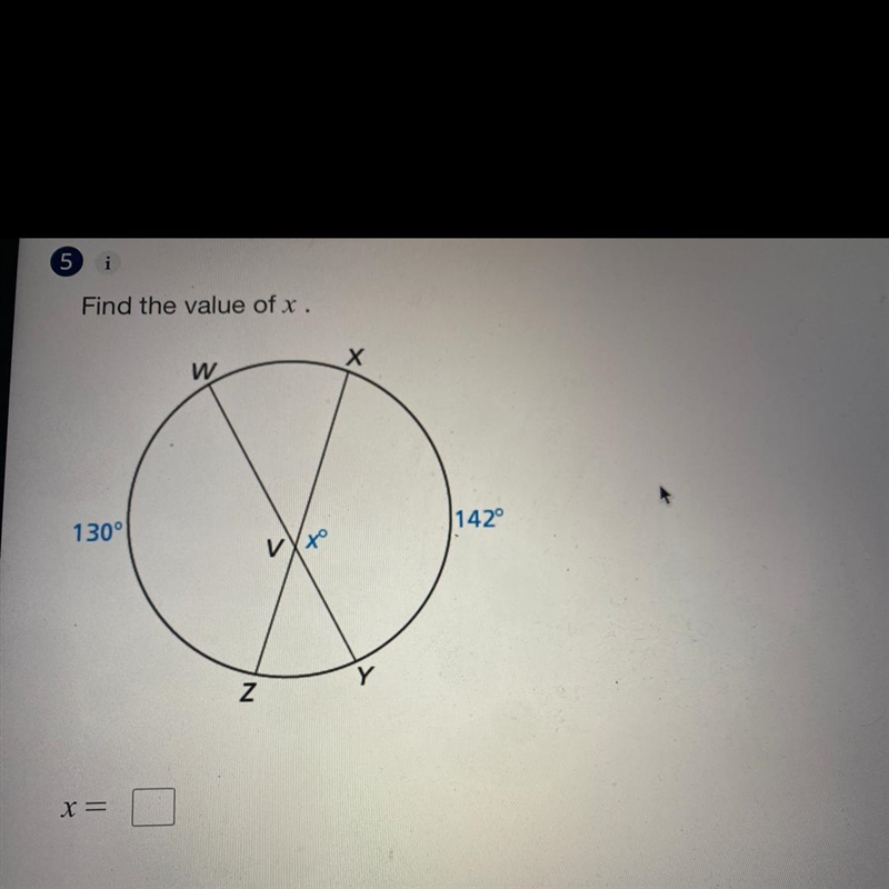 Find the value of x.-example-1