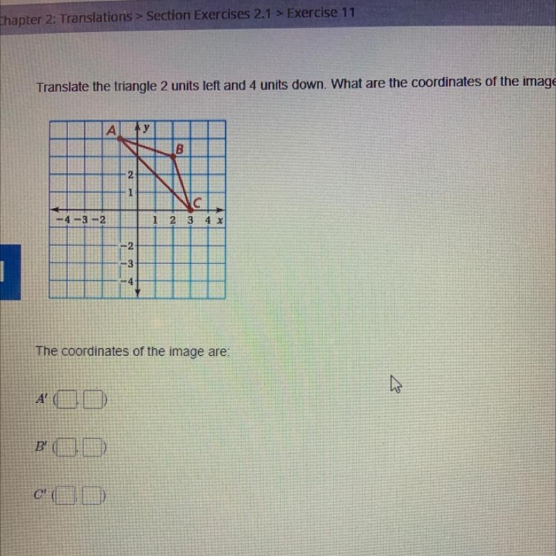 What are the coordinates for A,B and C-example-1