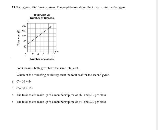 What represent the total cost for the second gym-example-1