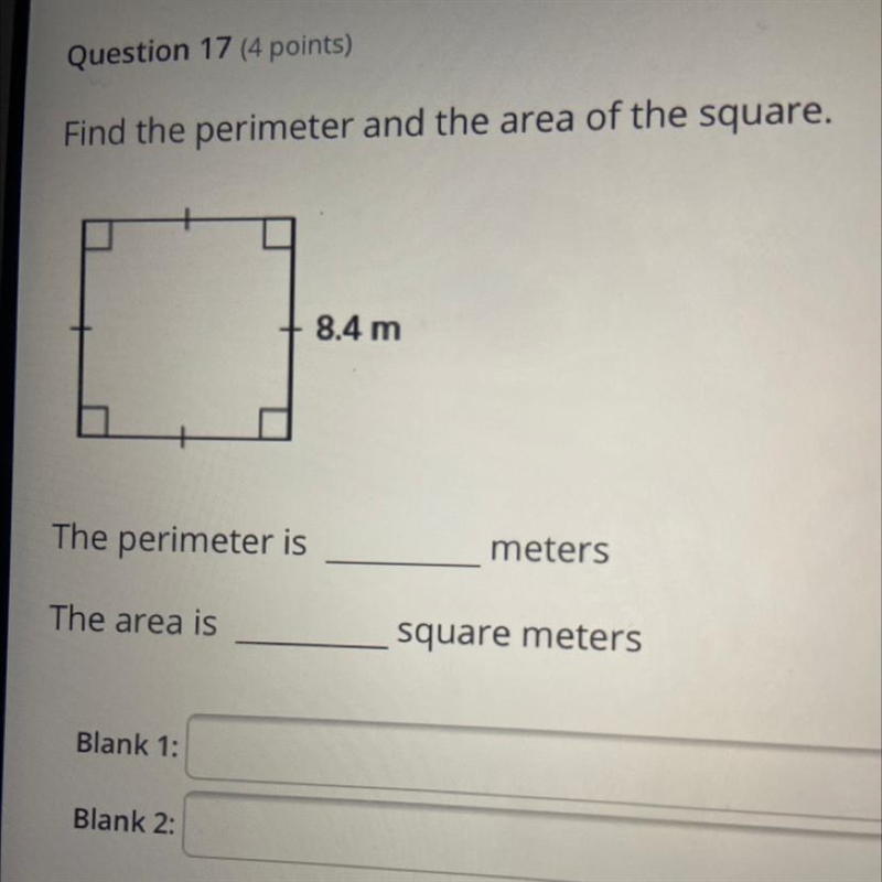 Help find the perimeter and area-example-1