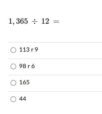 1,365 dividend by 12 is????-example-1