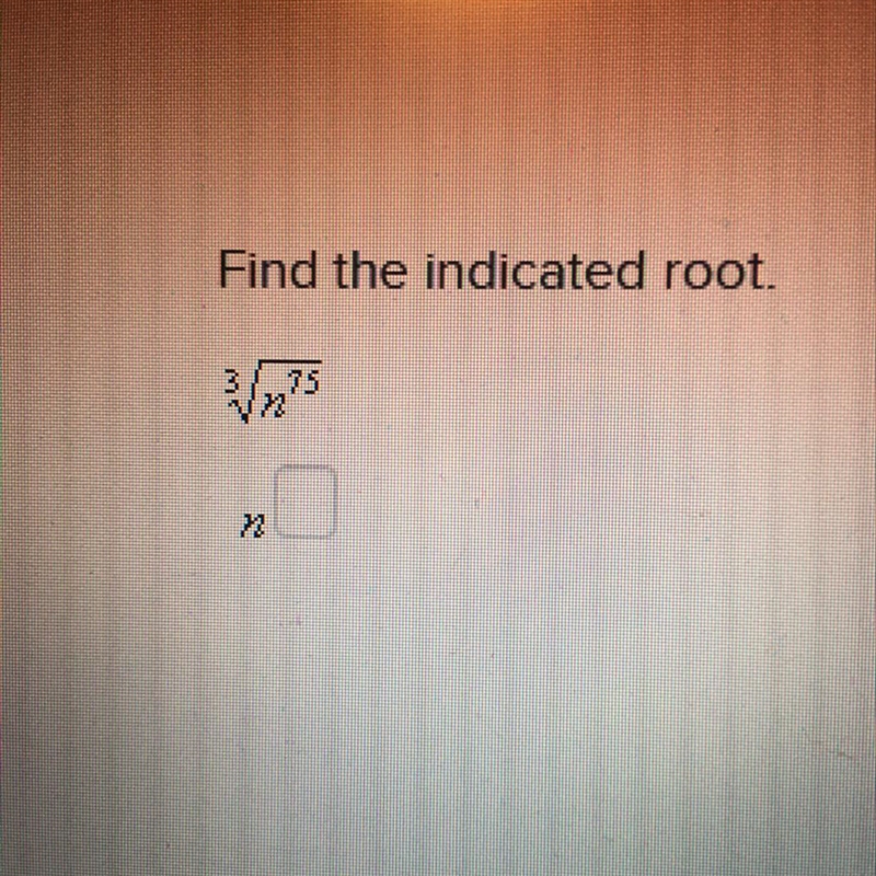 Find the indicated root. Plz help me again I don’t understand-example-1