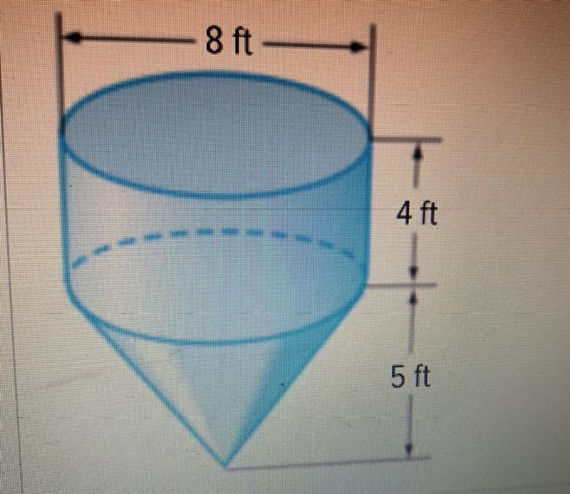 !!!The volume of the given figure is______!!!!-example-1