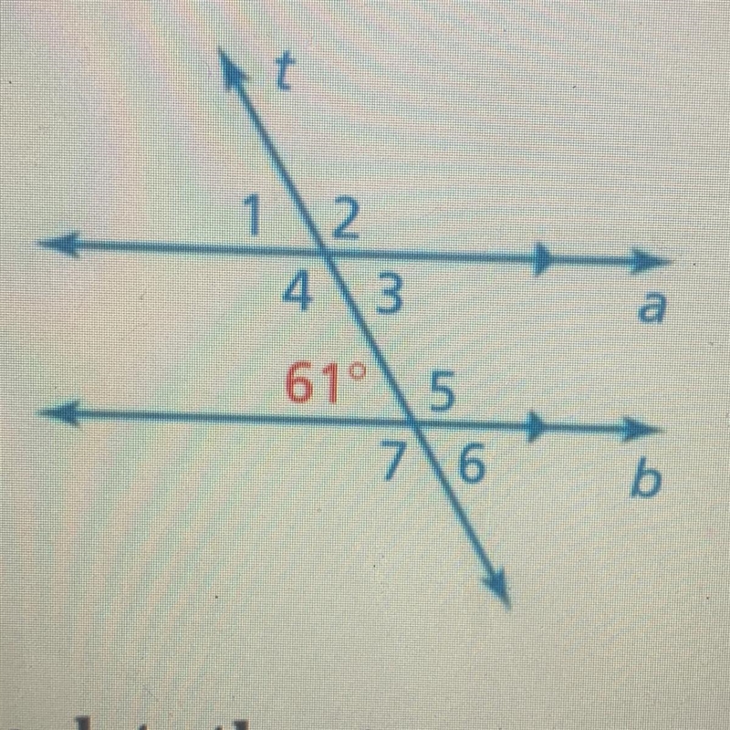 Use the figure to find the measures of the numbered angles. EXPLAIN YOUR REASONING-example-1