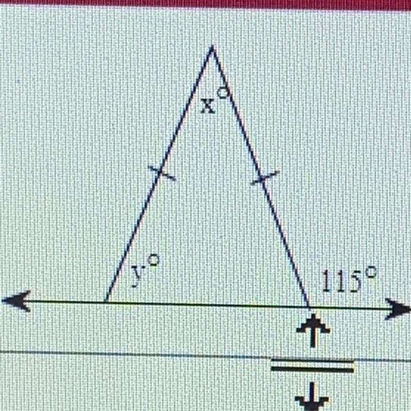 X= Y= Find the values of X and Y-example-1