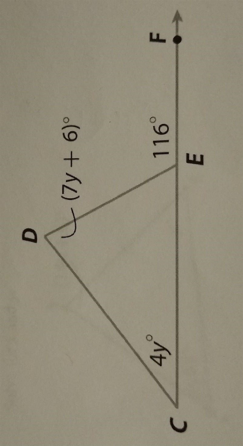 Find the measure of angle C and angle D. show your work.​-example-1