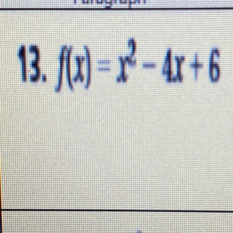 What’s the a and b from the quadratic function-example-1