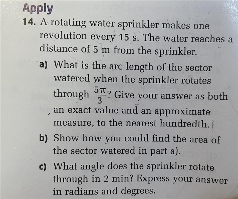 How do I complete this problem on arc length?-example-1