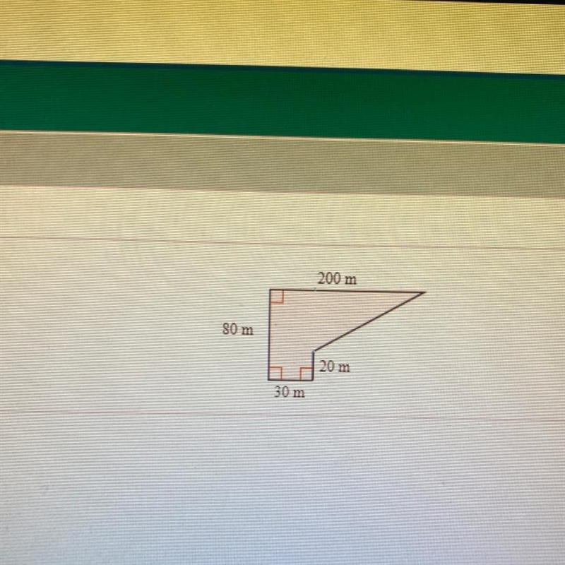 Find the area of the figure. = m (simplify your answer)-example-1