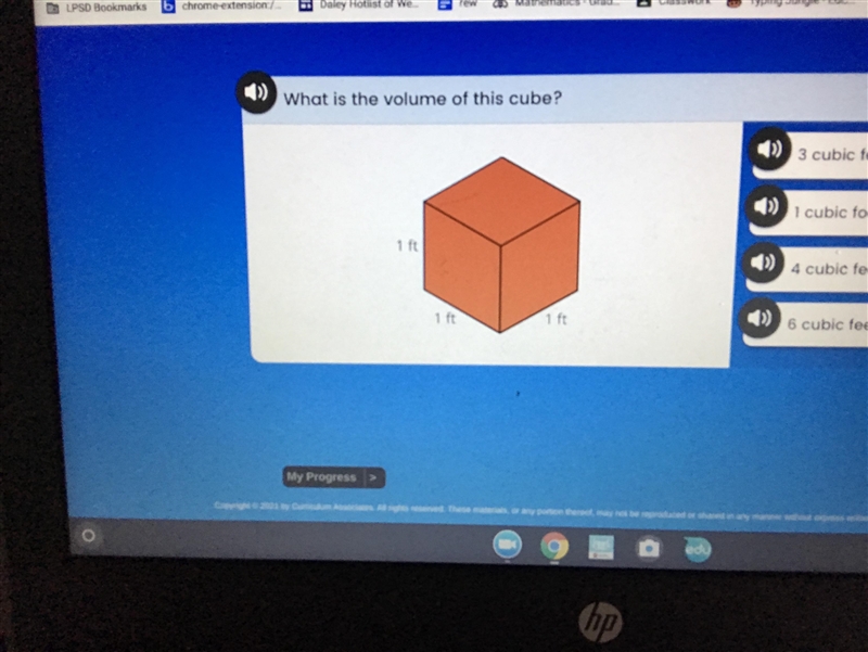 What is the volume of this cube?-example-1